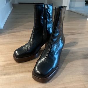 ASOS leather ankle boots